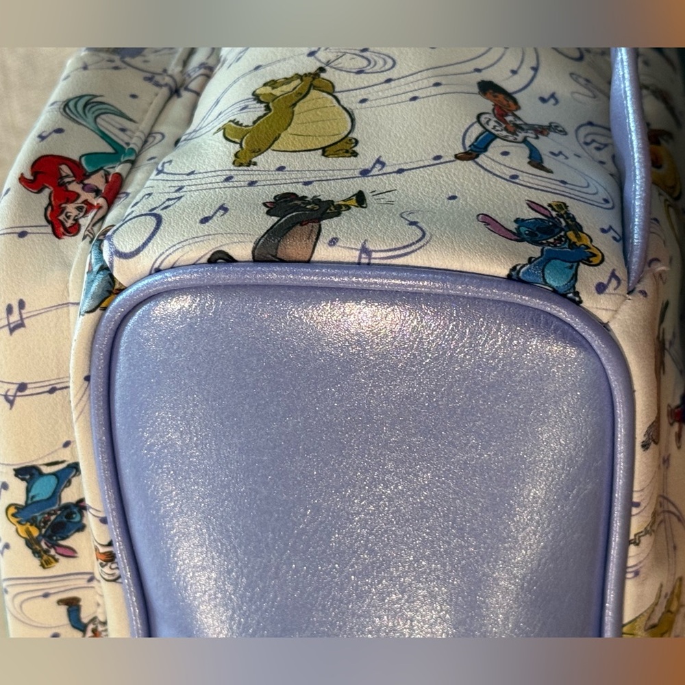 Loungefly Disney 100 Years of Wonder & Music Backpack NWOT - Picture 10 of 17